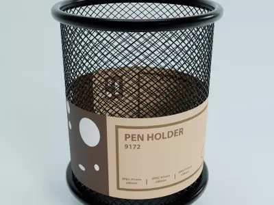 Pen Holder 01 Free 3D model