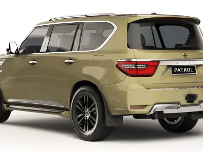 Nissan Patrol V8 Platinum 2021 3D model