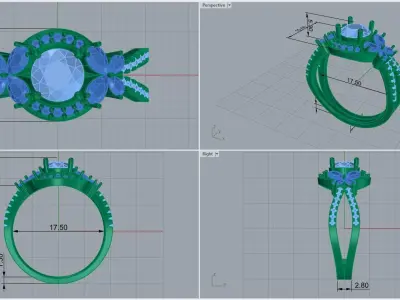 ring code 67 3D print model