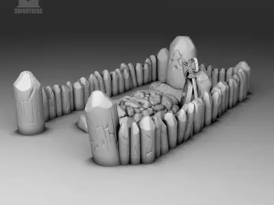 Graves 3D print model
