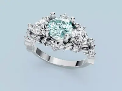 Jungle Ring 3D print model