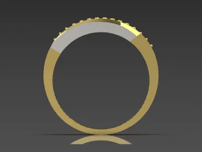 diamond man ring mr0174 3D print model