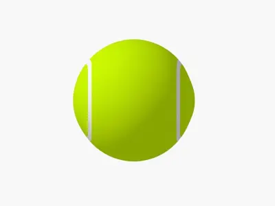 Tennis Ball 3D Model 3D model