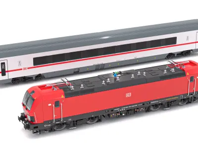 Passenger Train DB Collection 1 3D model
