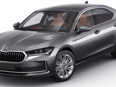 Skoda SuperB 2024 3D model