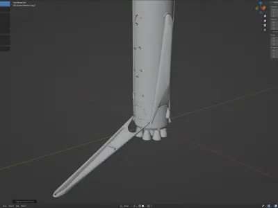 Falcon 9 Launch Vehicle - Block 5 Configuration 3D model