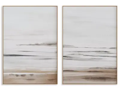 Abstract Painting Frame set 3D model 295