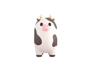Cow Character 3D model