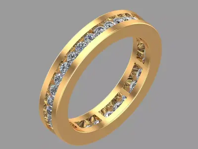 Channel setting ring Free 3D print model