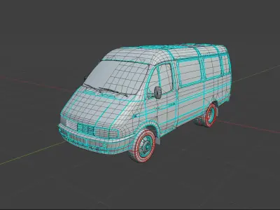 Gaz Gazelle 2705  3D model