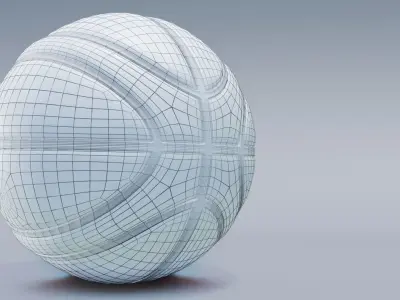 Sports Ball Pack Low-poly 3D model