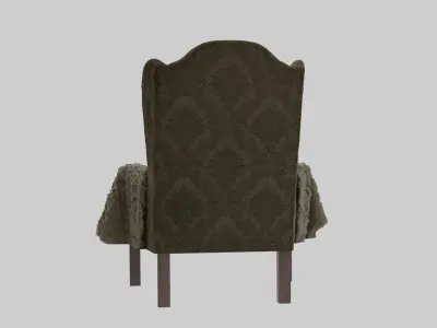 Acka furniture chair 3D model
