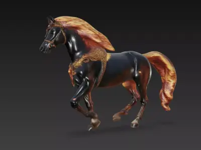Horse - Christmas Creations 3D print model purchase