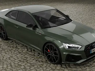 Audi S5 Coupe 2020 3D model