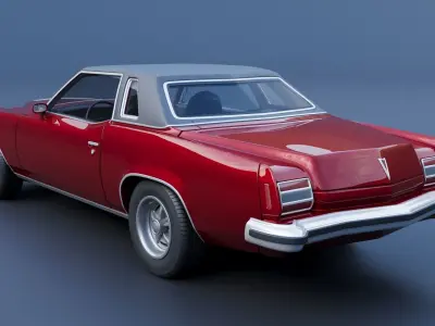 Pontiac Grand Prix 1973 3D print model