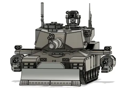 Abrams Pattern MBT 3D print model