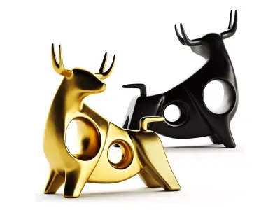 Decorative Abstract Sculpture 08 3D model