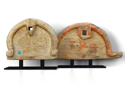 Tribal Art on Stand 2 3D model