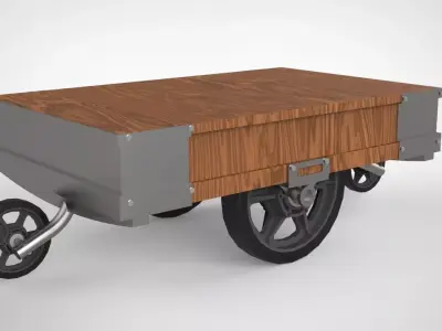 Stool Cart coffee table 5185 Free 3D model