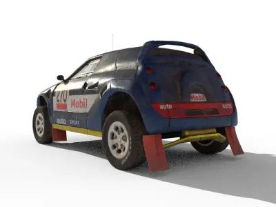 Dakar car 3D model