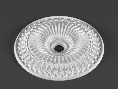 9 ornamental  decoration for ceiling 3d model kitbash vol 30 3D model