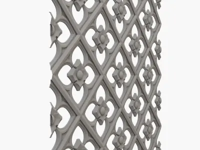 Gothic pattern cnc 3D print model