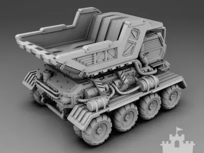 Truck 3D print model