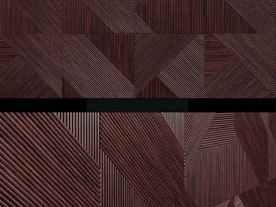 3D panels Emmemobili STRIPES BOISERIE 3D model