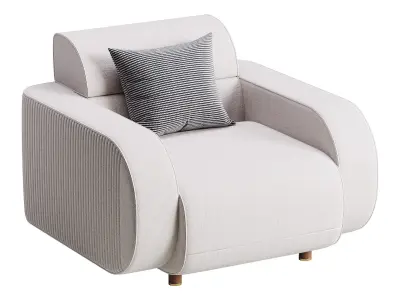 ARMCHAIR ROLLINS 3D model