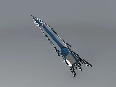 Sands Custom XLI guitar Free 3D model