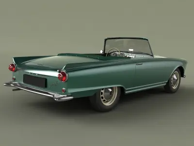 Auto Union 1000 SP Cabriolet 3D model