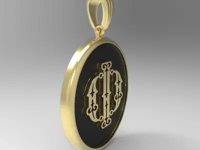 Decorative Letter Ph 3D print model