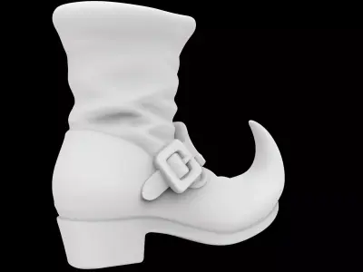 Witch Boot Decoration 3D Print Model 3D print model