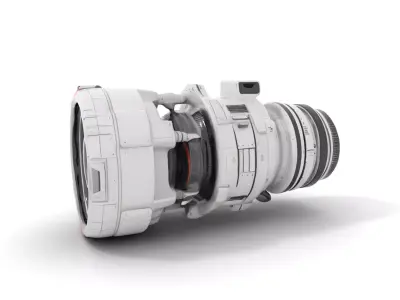 Futuristic Engine Model Pack for SciFi Projects Low-poly 3D model