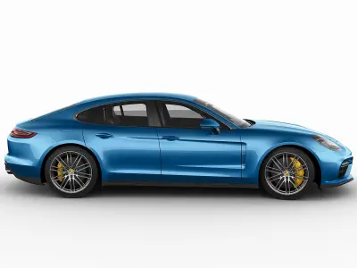 Porsche Panamera Turbo 2017 3D model