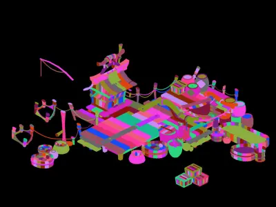 Game City - Turtle Farm 3D model