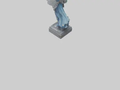 Celestial Guardian statue model 3D model