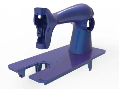 CNC Machine-able Sewing Machine  3D model