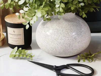 Decorative Set 221 Low-poly 3D model