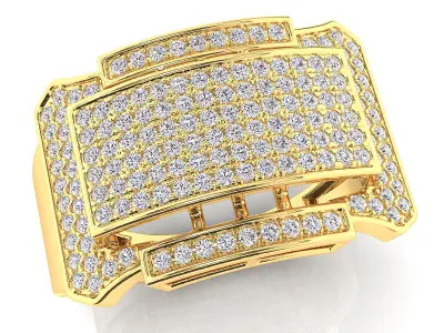 Big fancy mans ring 3D print model