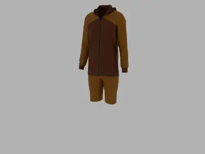 Sport Suit Low-poly 3D model 57