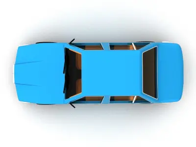 Mercedes Benz 230E W123  3D model