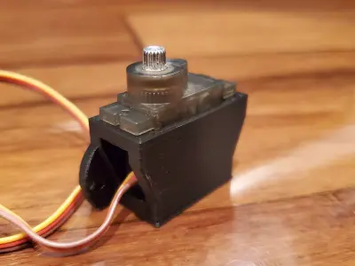 RC MICRO 9 GRAM - 90 DEGREE SERVO BRACKET 3D print model