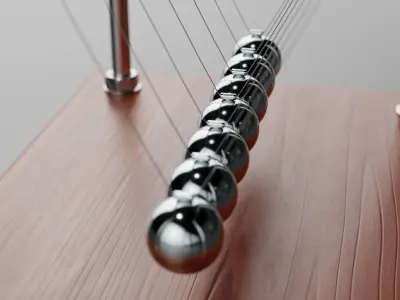 Energy cradle 3D model