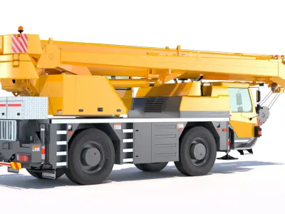 Mobile Crane Liebherr LTM 1040 2 1 3D model
