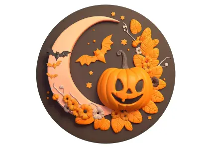 Halloween decorations 3D print model