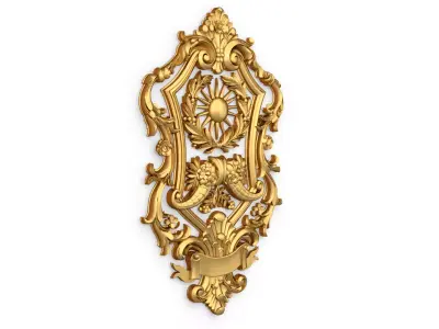 carved classic decorative ornament cnc 3d printing stl 63 3D model
