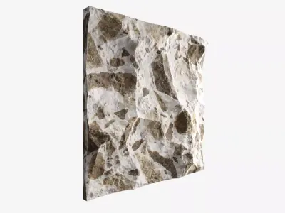 528-RockPanel sandstone wall art 3D model