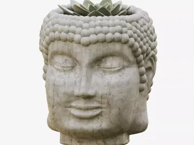 Buddha head  3D model