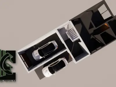 3D modern House 3D model